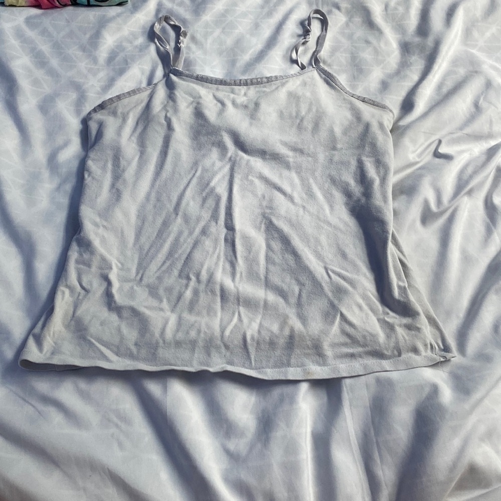 White tank top